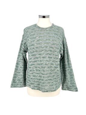 Madewell Blue Horizon Stripe Knit Sweater Wide Sleeve Size XS NWT